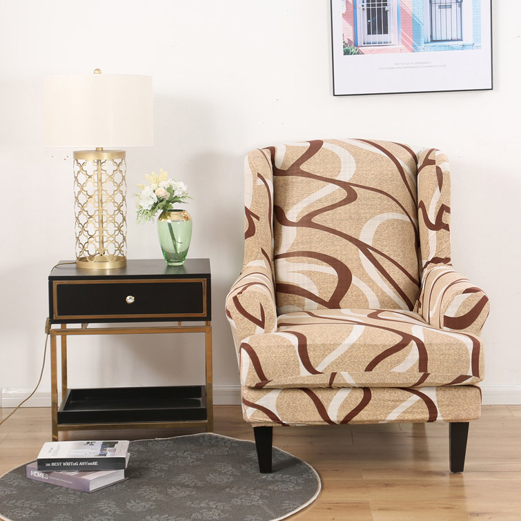 Wayfair wingback chair covers new arrivals